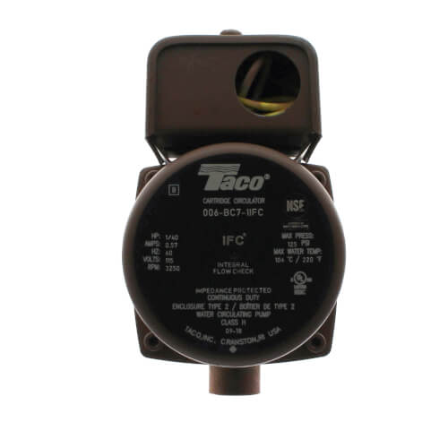 PUMP CIRC 1/40HP 115V 3/4" SWT IFC