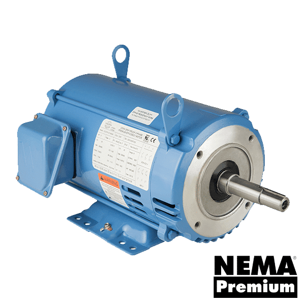 7-1/2HP 3PH 184JM ODP 3600 230/460V WB