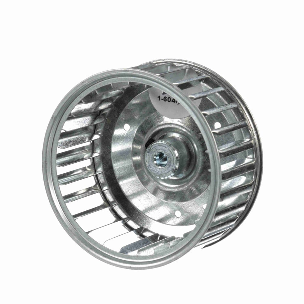 Single Inlet Blower Wheel, 3.81" X 1.88" X 1/4", CCW