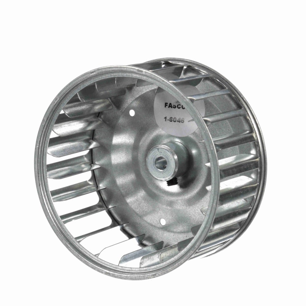 Single Inlet Blower Wheel, 4.25" X 2" X 1/4", CCW