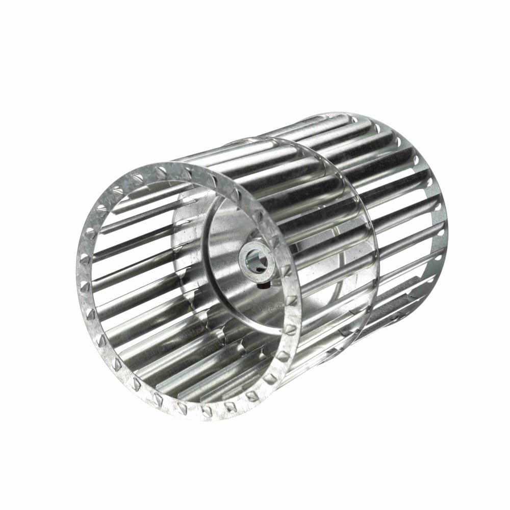Double Inlet Blower Wheel, 5.3" X 7" X 1/2", CCW