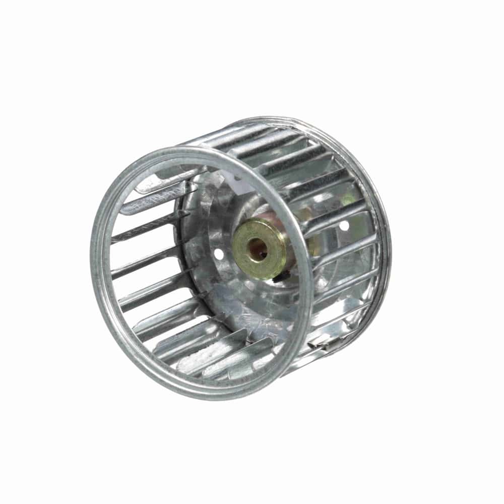 Single Inlet Blower Wheel, 3" X 1.88" X 1/4", CW