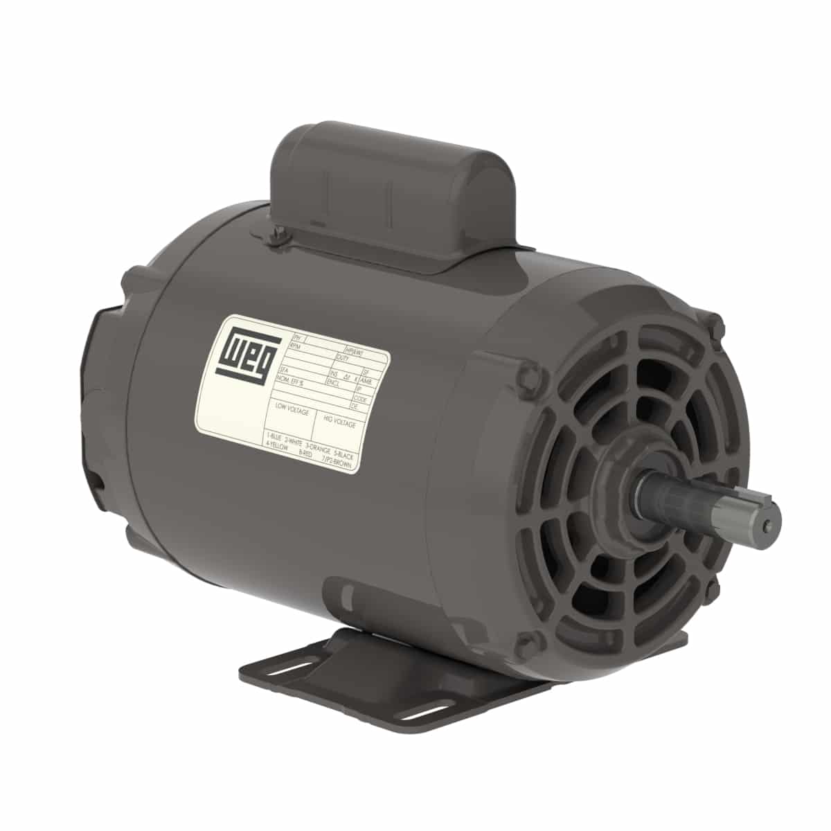 1.5HP 3PH 56 2P ODP 3600 208-230/460V
