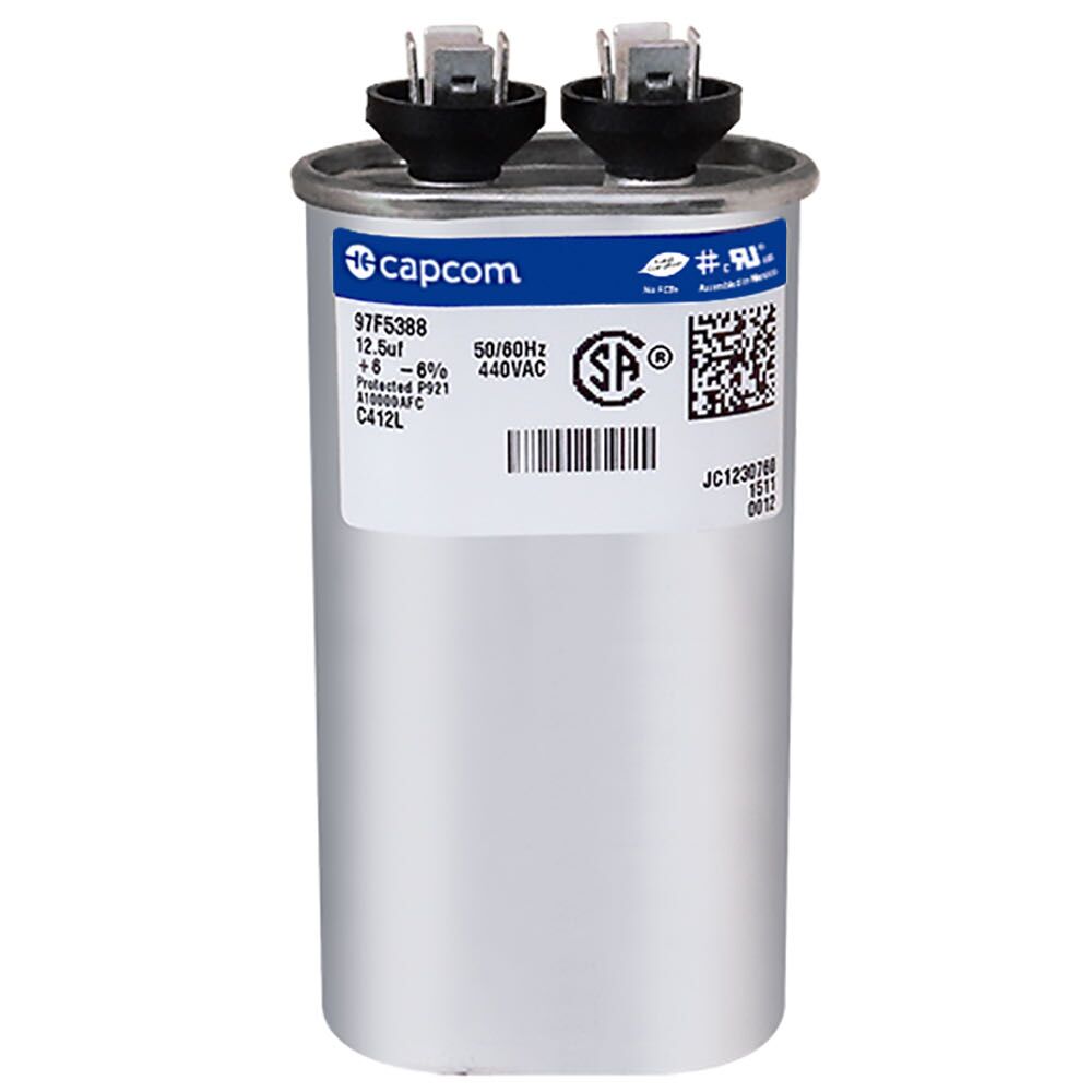 CAP RUN 12.5uF 440V OVL 1.25" X 2.16" X 4.75"