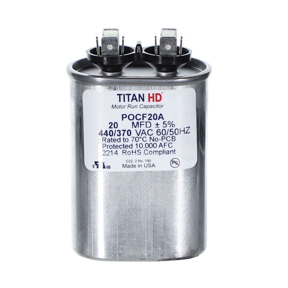 CAP RUN 20uF 440V OVL 2.75" X 1.25" X 2.88"