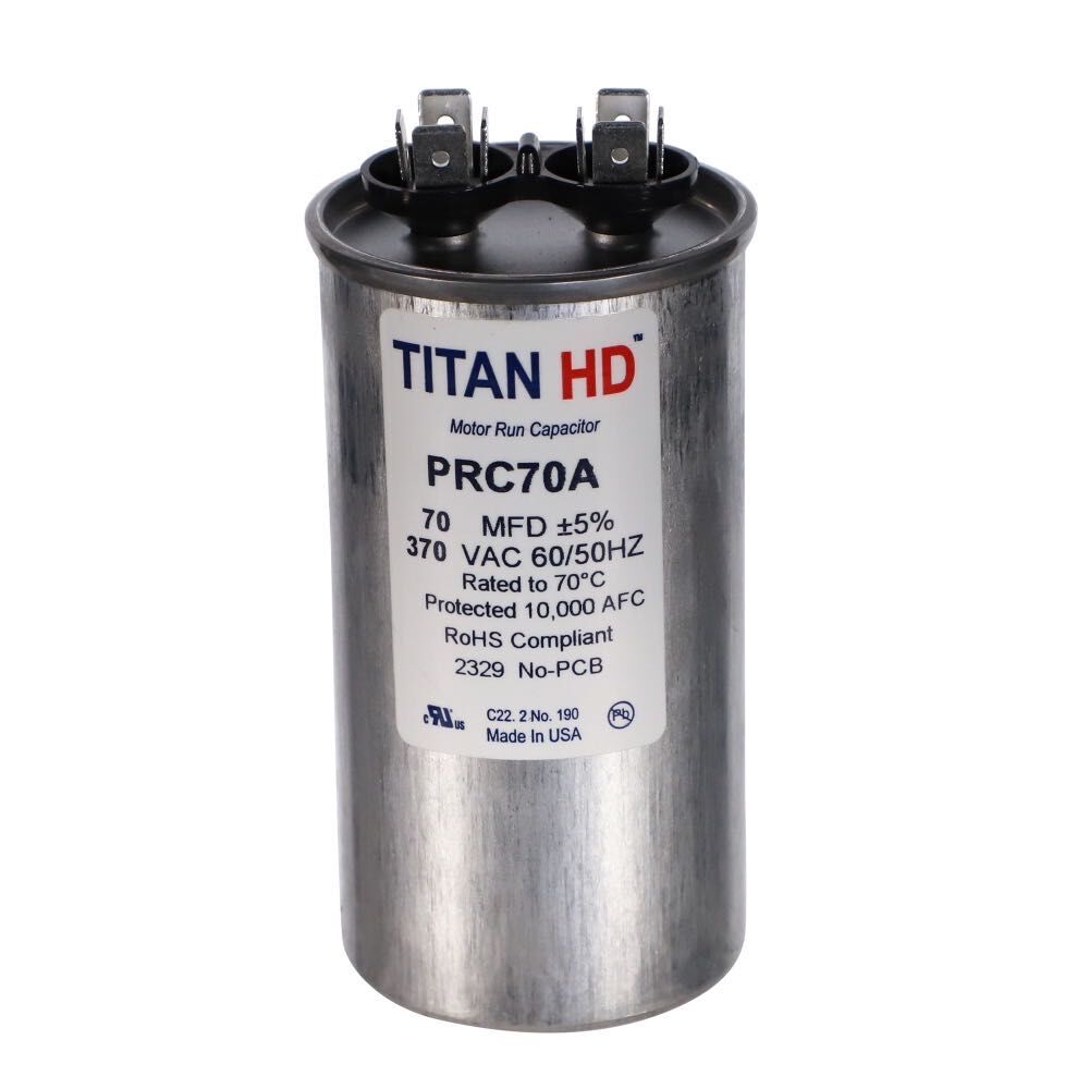CAP RUN 70uF 370V RND 2" X 3.84"