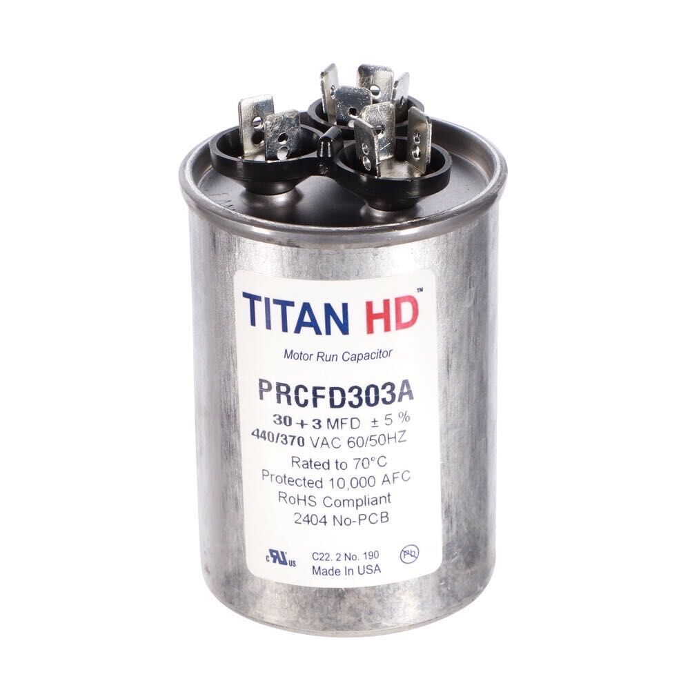 CAP RUN 30+3uF 440V RND 2" X 2.88"