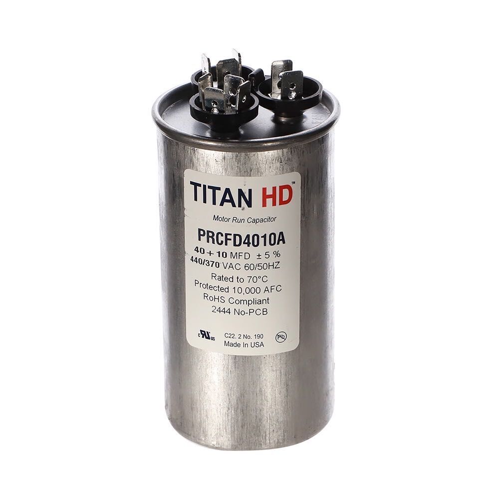CAP RUN 40+10uF 440V RND 2" X 3.88"